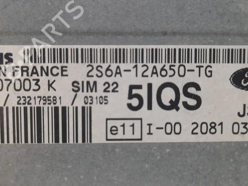 Engine control unit (ECU) FORD FIESTA V (JH_, JD_) 1.6 TDCi | BP12434673M57 