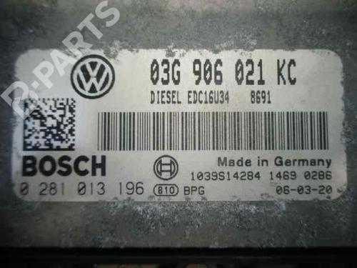 Engine control unit (ECU) VW TOURAN (1T1, 1T2) 1.9 TDI | BP10997036M57 