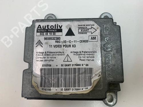 Kollisjonspute styreenhet CITROËN C5 I (DC_) 2.0 HDi (DCRHZB, DCRHZE) (109 hp) 16299374