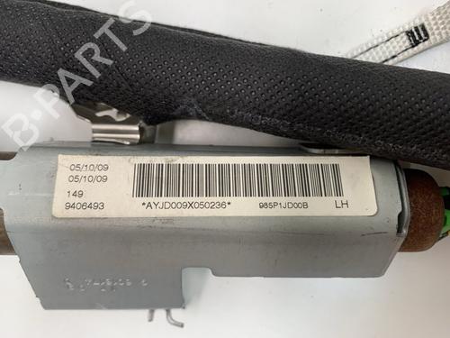 Left curtain airbag NISSAN QASHQAI / QASHQAI +2 I (J10, NJ10, JJ10E) 1.5 dCi | BP16837091C11 