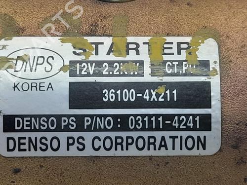 Starter HYUNDAI TERRACAN (HP)  | BP15259407M8 
