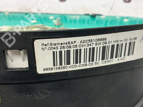 Instrument cluster PEUGEOT 407 (6D_) 1.6 HDi 110 (6D9HZC, 6D9HYC) | BP11005893C47 