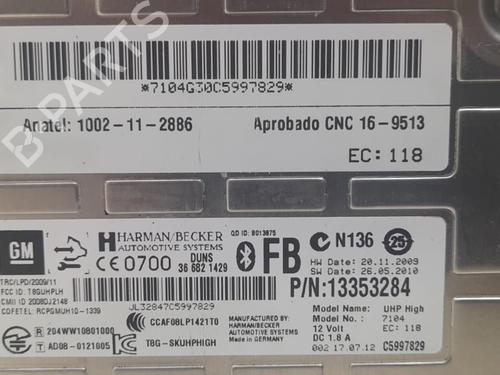 Electronic module OPEL ASTRA J (P10)  | BP18408052M83 