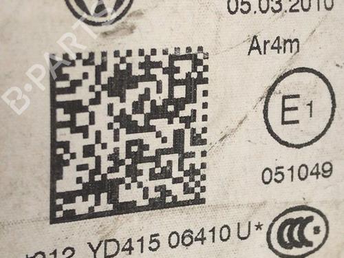 Rear right seatbelt VW POLO V (6R1, 6C1) 1.6 TDI | BP12471030I28 