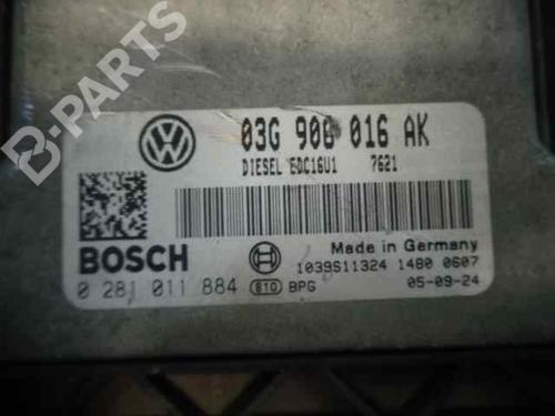 Engine control unit (ECU) SEAT LEON (1P1) 1.9 TDI | BP10998067M57 