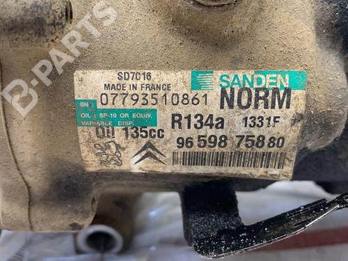AC compressor CITROËN BERLINGO MULTISPACE (B9) 1.6 HDi 75 16V | BP11008384M34 