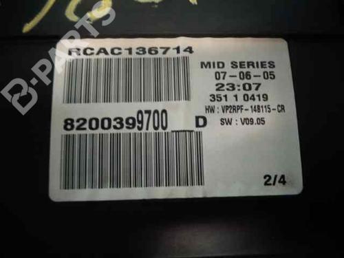 Instrument cluster RENAULT MEGANE II Saloon (LM0/1_) 1.9 dCi (LM0G, LM1G, LM2C) | BP10999410C47 