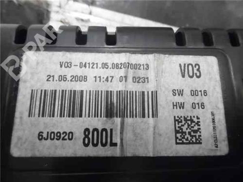Instrument cluster SEAT IBIZA IV SC (6J1, 6P5)  | BP10995924C47 