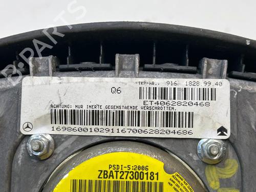 Driver airbag MERCEDES-BENZ A-CLASS (W169) A 180 CDI (169.007, 169.307) | BP25607094C9 