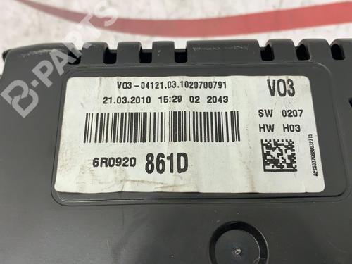 Instrument cluster VW POLO V (6R1, 6C1) 1.6 TDI | BP11005137C47 