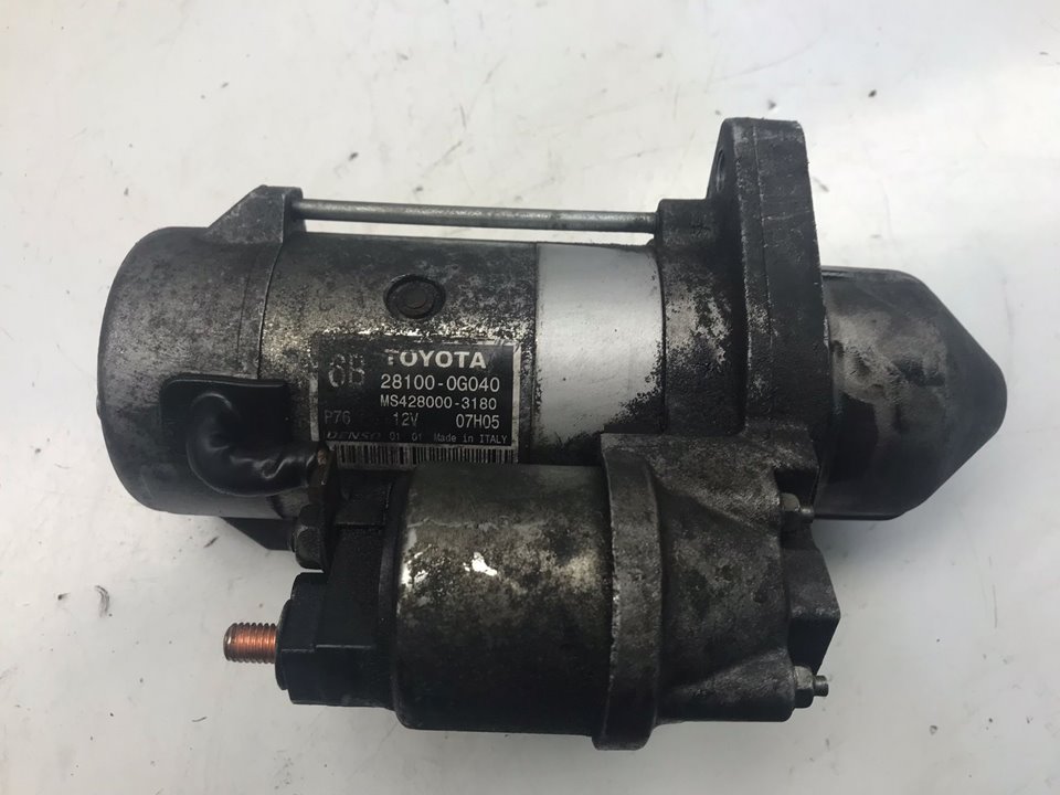 Démarreur Pour Toyota Corolla Verso 1 1.6 VVTI - Pièce D'occasion, Référence 2,81002E+11