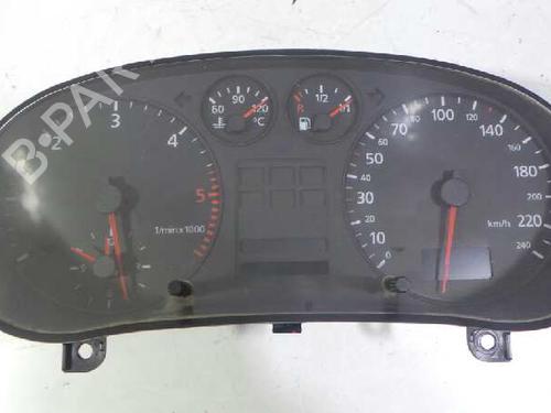 Used Instrument cluster AUDI A3 (8L1) 1.9 TDI (110 hp) 12608045
