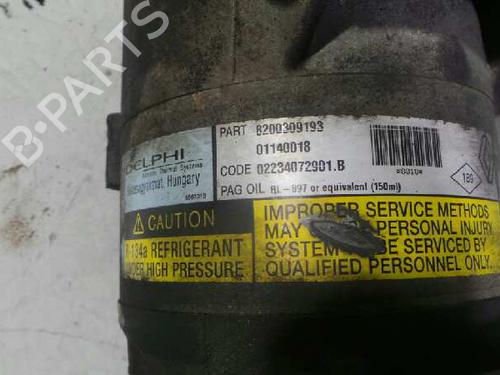 AC compressor RENAULT SCÉNIC II (JM0/1_)  | BP12612596M34 