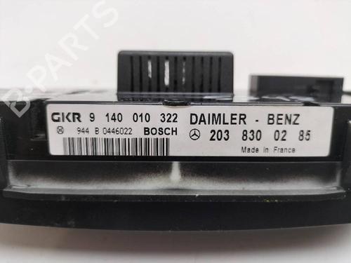 Climate control MERCEDES-BENZ C-CLASS (W203) C 220 CDI (203.006) | BP12627716I5 