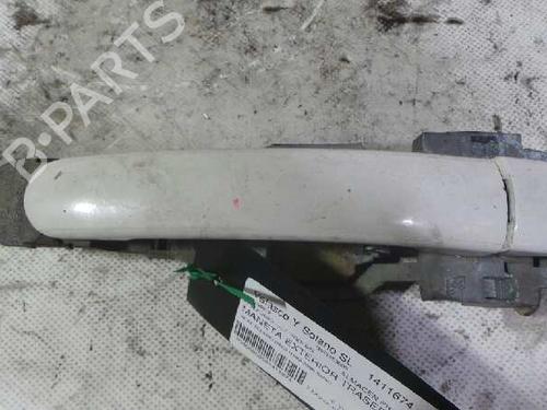 Used Rear left exterior door handle SEAT TOLEDO II (1M2) 1.9 TDI (110 hp) 12614102