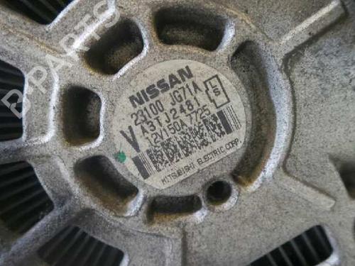 Alternator NISSAN X-TRAIL II (T31) 2.0 dCi 4x4 | BP12616729M7 