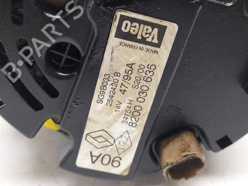 Alternator RENAULT SCÉNIC I MPV (JA0/1_, FA0_) 2.0 16V RX4 | BP12627737M7 