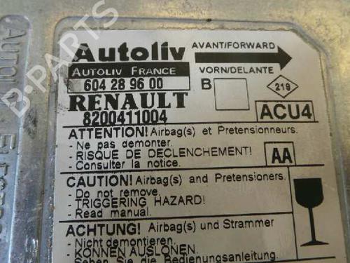 Kollisjonspute styreenhet RENAULT MEGANE II (BM0/1_, CM0/1_) 1.5 dCi (BM02, BM13, BM2A, CM02, CM13) | BP12618888M53 