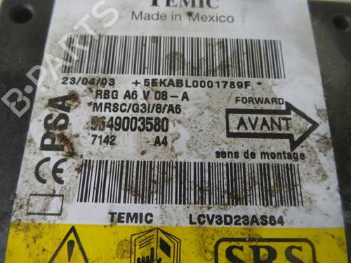 ECU airbags CITROËN C2 (JM_) 1.4 HDi | BP12623202M53 