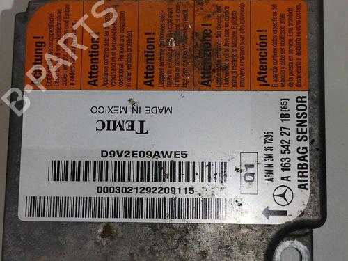 ECU airbags MERCEDES-BENZ M-CLASS (W163) ML 270 CDI (163.113) | BP12626192M53 