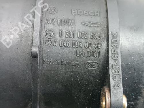 Mass air flow sensor MERCEDES-BENZ E-CLASS (W211)  | BP24494569M95 