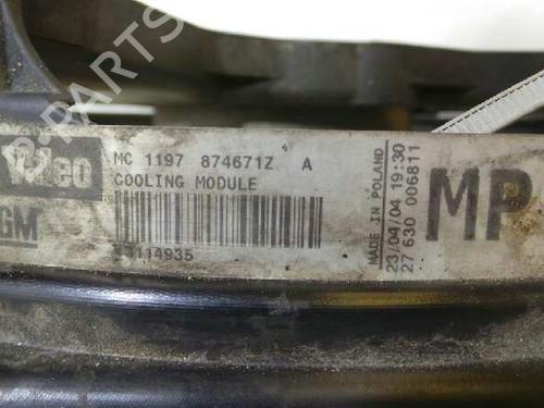Radiator fan OPEL VECTRA C (Z02) 1.9 CDTI (F69) | BP12616565M35 