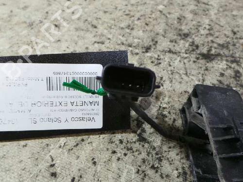 Front left exterior door handle RENAULT SCÉNIC II (JM0/1_)  | BP12612437C128 