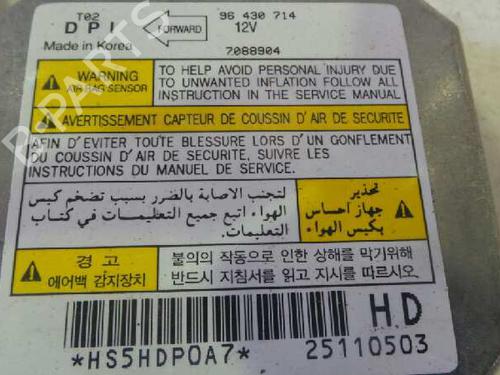ECU airbags DAEWOO KALOS (KLAS) 1.2 | BP12619497M53 