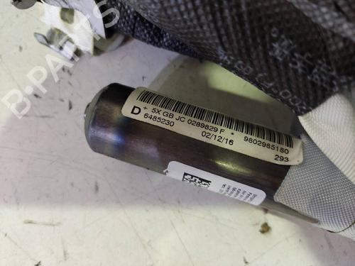 Right curtain airbag PEUGEOT 508 I (8D_) 2.0 BlueHDi 150 | BP12624380C12 