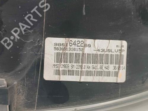 Instrument cluster CITROËN BERLINGO MULTISPACE (B9) 1.6 HDi 75 / BlueHDi 75 | BP16526829C47 