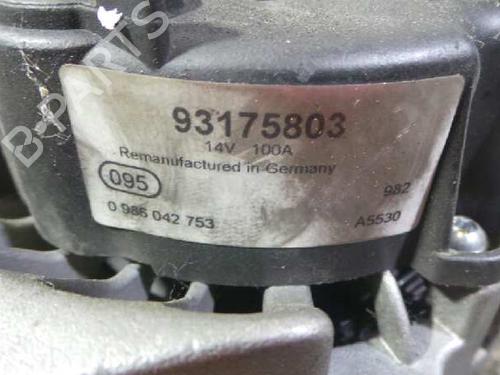 Alternator OPEL VECTRA B (J96) | BP12613557M7