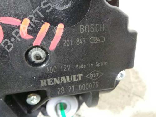 Rear wiper motor RENAULT MEGANE III Hatchback (BZ0/1_, B3_) 1.6 16V (BZ1B, BZ1H) | BP12607047M102 