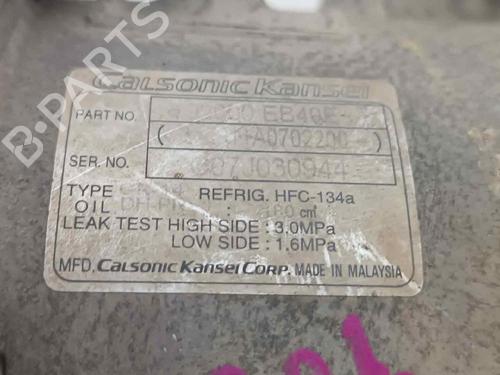 AC compressor NISSAN NAVARA NP300 (D40) 2.5 dCi 4WD | BP19516024M34 