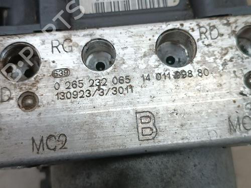 ABS pump PEUGEOT EXPERT Van (VF3A_, VF3U_, VF3X_) 1.6 HDi 90 8V | BP20656255M43 