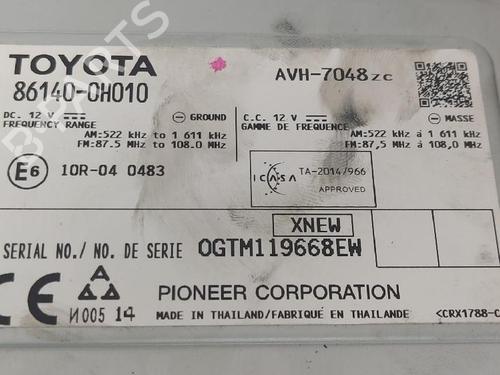 Radio TOYOTA AYGO (_B4_) 1.0 (KGB40) | BP13630436E6 