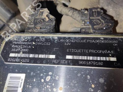 Used Engine control unit (ECU) CITROËN BERLINGO / BERLINGO FIRST Box Body/MPV (M_) 1.9 D 70 (MBWJZ, MCWJZ) (69 hp) 12626695