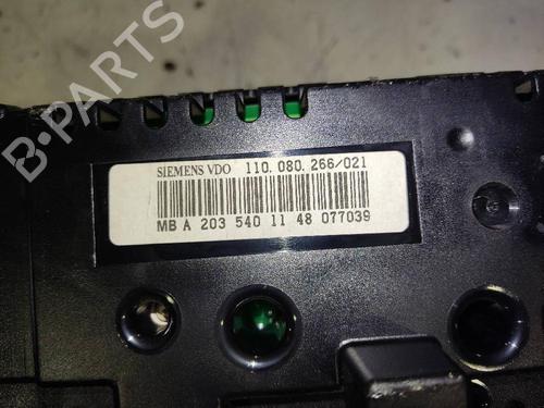 Instrument cluster MERCEDES-BENZ C-CLASS Coupe (CL203) C 220 CDI (203.708) | BP12624432C47 