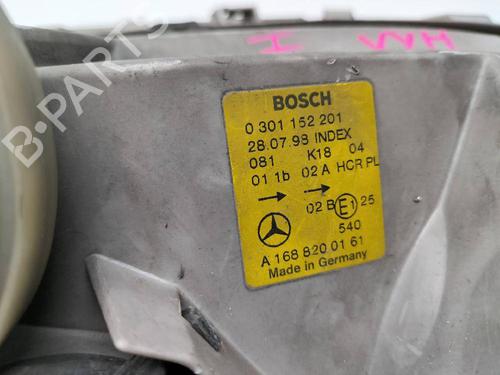 Left headlight MERCEDES-BENZ A-CLASS (W168) A 140 (168.031, 168.131) | BP13743903C28 
