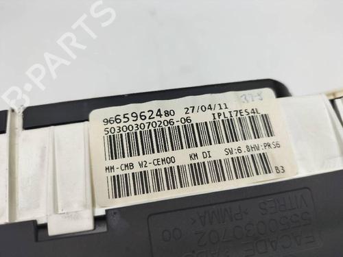 Instrument cluster PEUGEOT 508 I (8D_) 1.6 HDi | BP12629485C47 