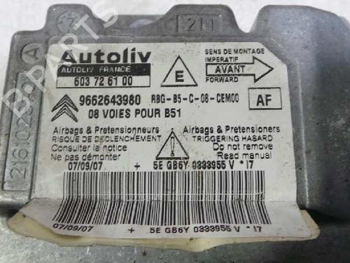 ECU airbags CITROËN C4 I (LC_)  | BP12616016M53 