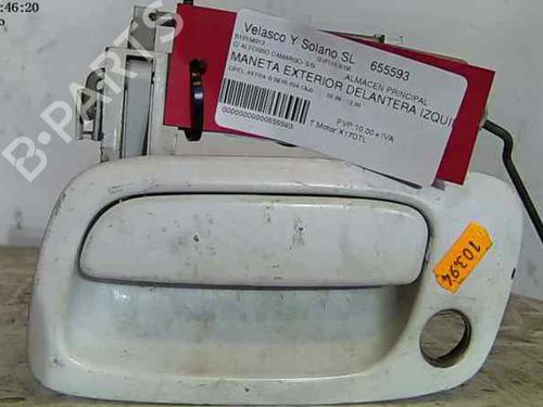 Used Front left exterior door handle OPEL ASTRA G Saloon (T98) 1.7 TD (F69) (68 hp) 12631756