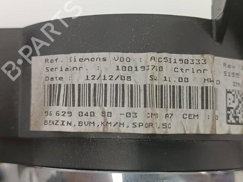 Instrument cluster PEUGEOT 207 SW (WK_) 1.6 16V | BP16354678C47 