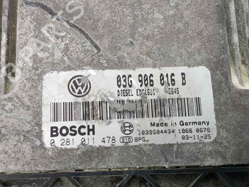 Engine control unit (ECU) VW GOLF V (1K1)  | BP17860685M57 