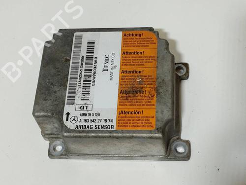 Used ECU airbags MERCEDES-BENZ M-CLASS (W163) ML 270 CDI (163.113) (163 hp) 12626192