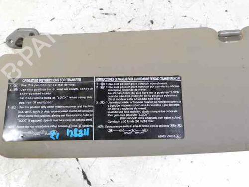 Used Left sun visor NISSAN NP300 PICKUP (D22) 2.5 dCi 4x4 (133 hp) 12608540