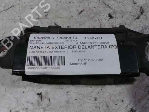 Used Front left exterior door handle AUDI A3 (8L1) 1.9 TDI (110 hp) 12608048
