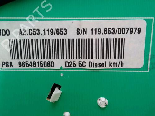 Instrument cluster PEUGEOT 407 Coupe (6C_) 2.7 HDi | BP18733281C47 