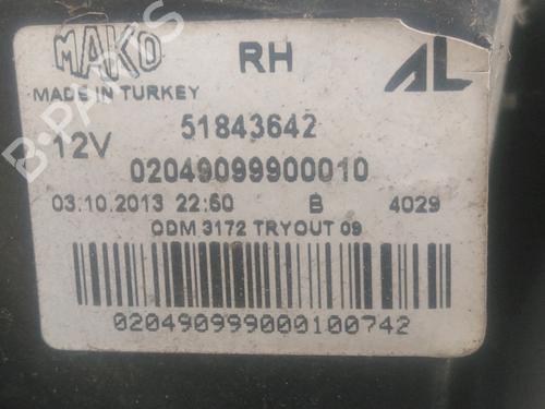 Used Right taillight Right taillight FIAT PANDA (312_, 319_) 1.2 (312PXA1A) (69 hp) 26311266 26311266