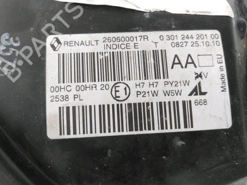 Right headlight RENAULT MEGANE III Coupe (DZ0/1_) 1.9 dCi (DZ0N, DZ0J, DZ1J, DZ1K) | BP30188258C29 