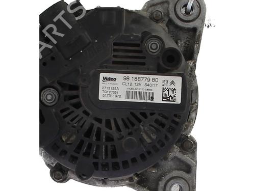 Used Alternator Alternator PEUGEOT 208 I (CA_, CC_) 1.2 THP 110 (110 hp) 33278992 33278992